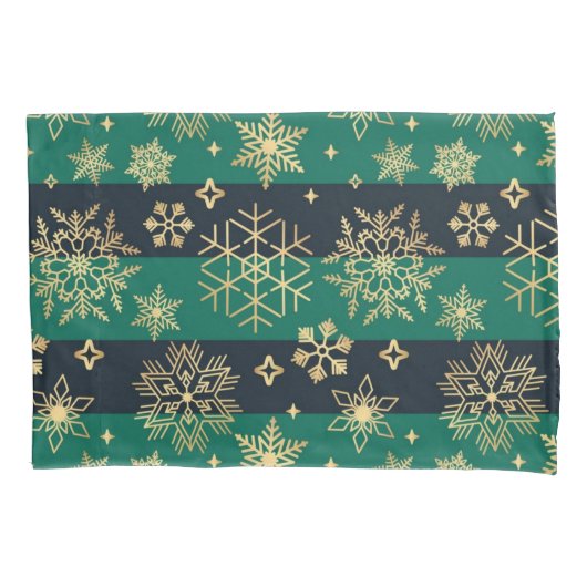 Housse D'oreillers Motif Snowflake (devant)