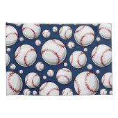 Housse D'oreillers Motif sportif de baseball (Dos-Droit)