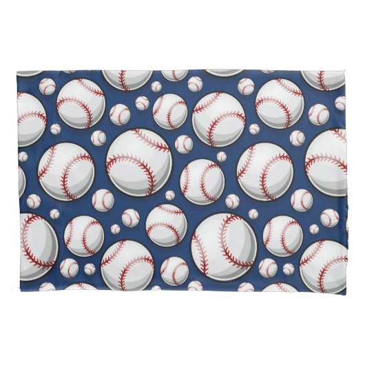 Housse D'oreillers Motif sportif de baseball (devant-gauche)
