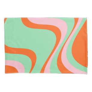Housse D'oreillers Motif Super Y2K rétro-tordu coloré