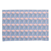 Housse D'oreillers Motif tendre de Flamant rose (devant-Droit)