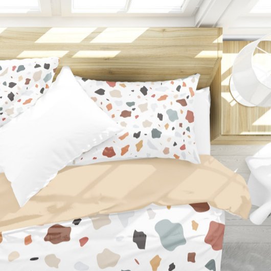 Housse D'oreillers Motif Terrazzo