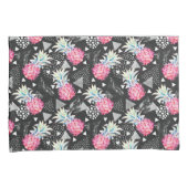 Housse D'oreillers Motif texturisé d'ananas de triangle (devant-Droit)