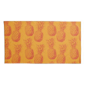 Housse D'oreillers Motif transparent avec ananas (Dos-Droit)