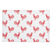 Housse D'oreillers Motif transparent Red Roosters (Dos)