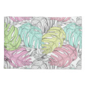 Housse D'oreillers Motif tropical (Dos-gauche)