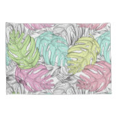 Housse D'oreillers Motif tropical (Dos-Droit)