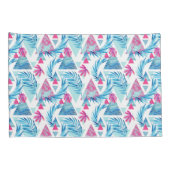 Housse D'oreillers Motif tropical de feuille d'aquarelle abstraite (Dos-Droit)