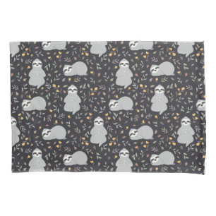 Housse D'oreillers Motif tropical de paresse de bébé