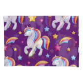Housse D'oreillers Motif Unicorn Magique Cheval mignon (devant-gauche)