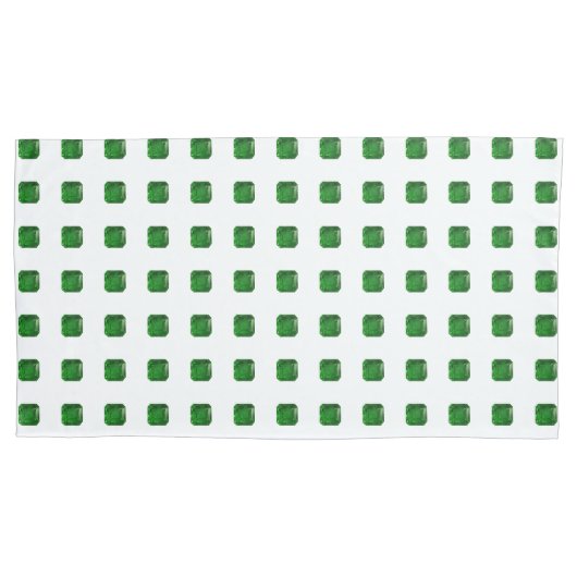 Housse D'oreillers Motif vert (devant-gauche)