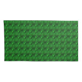 Housse D'oreillers Motif vert (Dos-Droit)