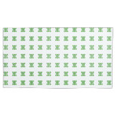 Housse D'oreillers Motif vert (devant-gauche)