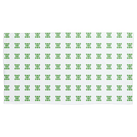 Housse D'oreillers Motif vert (devant-gauche)