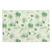 Housse D'oreillers Motif vert de palmier (Dos-Droit)