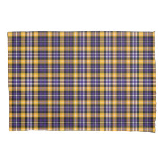 Housse D'oreillers Motif violet et doré
