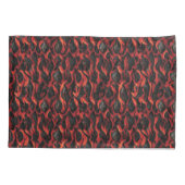 Housse D'oreillers Motif Volcan Magma (Dos)