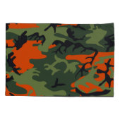 Housse D'oreillers Motifs du Camouflage orange (Dos)