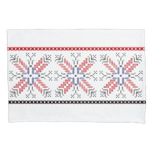 Housse D'oreillers Motifs roumains traditionnels Roumanie 1 d'art