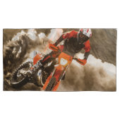 Housse D'oreillers Motocross Rider (devant-gauche)