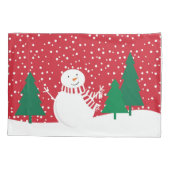 Housse D'oreillers motoneige de vacances moderne (Dos-gauche)