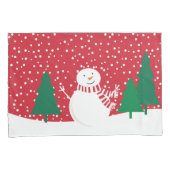 Housse D'oreillers motoneige de vacances moderne (devant-Droit)