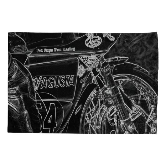 Housse D'oreillers Motorcycle 1 pccna (Dos)