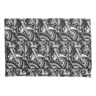 Housse D'oreillers Motorcycle Motorbike Biker Ride Rider Motif