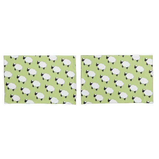 Housse D'oreillers Mouton pois (devant-Set)