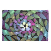 Housse D'oreillers Mouvements colorés Art Abstrait Frappe Fractal (Dos)