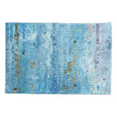 Housse D'oreillers Mur de béton texturé, taches de rouille. (Dos)