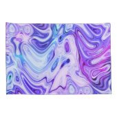 Housse D'oreillers murmure fantomatique, pastel marbré : (Dos-Droit)