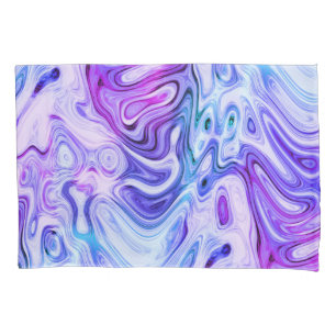 Housse D'oreillers murmure fantomatique, pastel marbré :