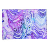 Housse D'oreillers murmure fantomatique, pastel marbré : (devant-Droit)