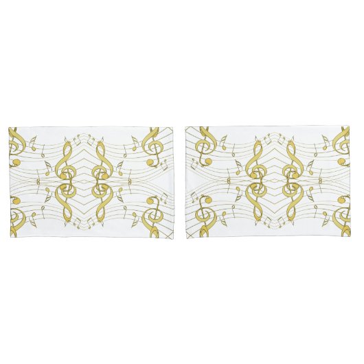 Housse D'oreillers Musical (devant-Set)