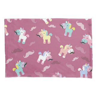 Housse D'oreillers Mustachio Unicornio !