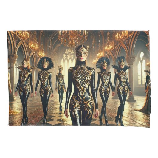 Housse D'oreillers Mystic Elegance - Imaginaire de luxe Pillowcase (devant)