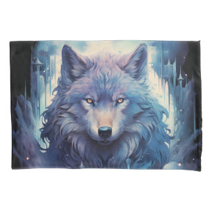 Housse D'oreillers Mystic Moon Wolf Guardian