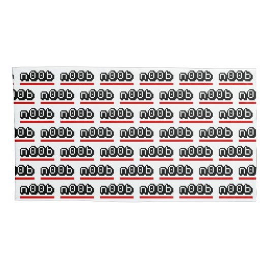 Housse D'oreillers n00b (Dos-Droit)