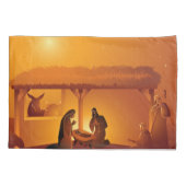 Housse D'oreillers Nativité Bébé Jésus Marie Joseph Noël (Dos)