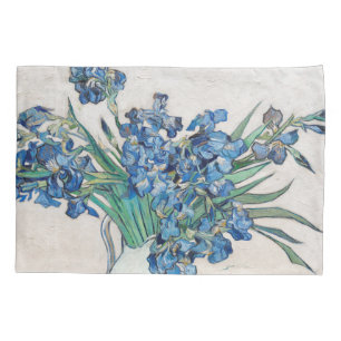 Housse D'oreillers Nature morte Vase aux iris de Vincent van Gogh