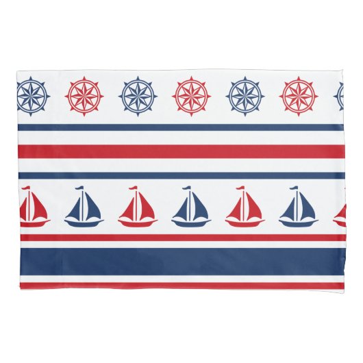 Housse D'oreillers Nautical design (devant)