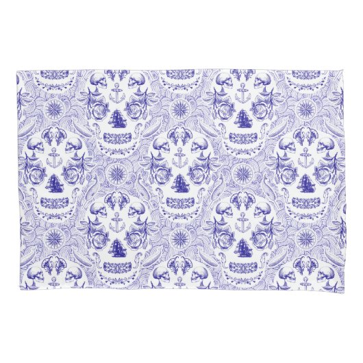 Housse D'oreillers NautiCrâne (devant)