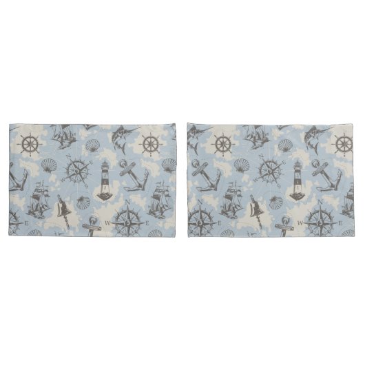 Housse D'oreillers Nautique (Dos-Set)