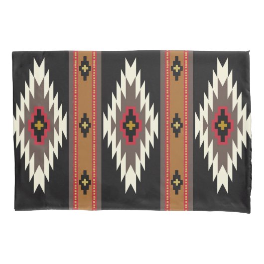 Housse D'oreillers Navajo Design 7 Bandana (devant)