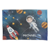 Housse D'oreillers Navette d'astronaute spatiale personnalisée (devant)