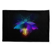 Housse D'oreillers Neon Firefly sur noir (Dos)