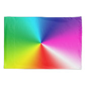 Housse D'oreillers Neon Rainbow Prism Motif (Dos-gauche)