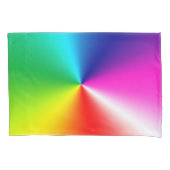 Housse D'oreillers Neon Rainbow Prism Motif (devant-gauche)
