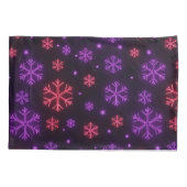 Housse D'oreillers Neon Snowflakes (Dos-gauche)